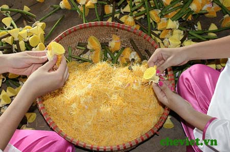 Trà Thái Nguyên – Trà sen Thanh Trang